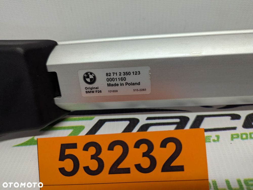 Bagażnik dachowy bazowy belki poprzeczki BMW X4 F26 - 6