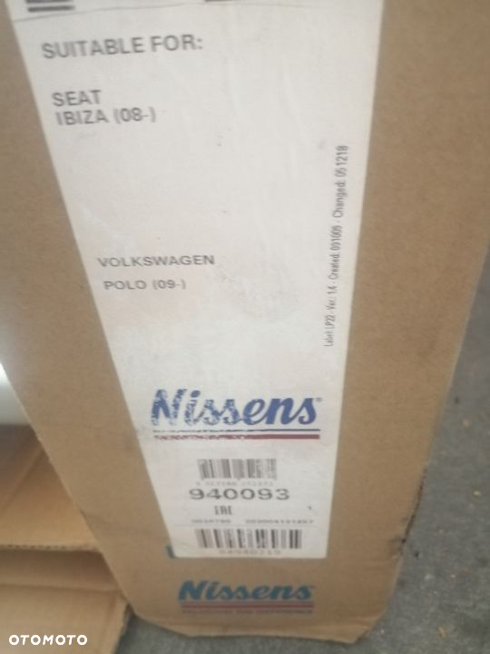 CHŁODNICA KLIMATYZACJI NISSENS 940093 ibiza 08 polo fabia - 2