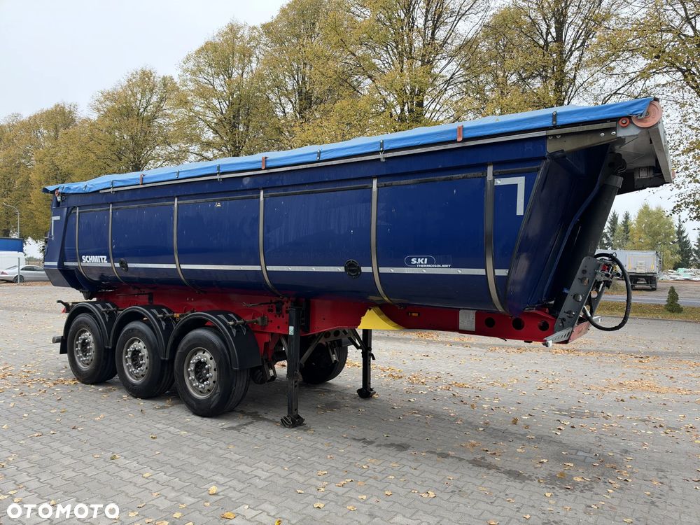 Schmitz Cargobull Wywrotka stalowa 24m3, Izolowana - do asfaltu , oś podnoszona, Alufelgi!!