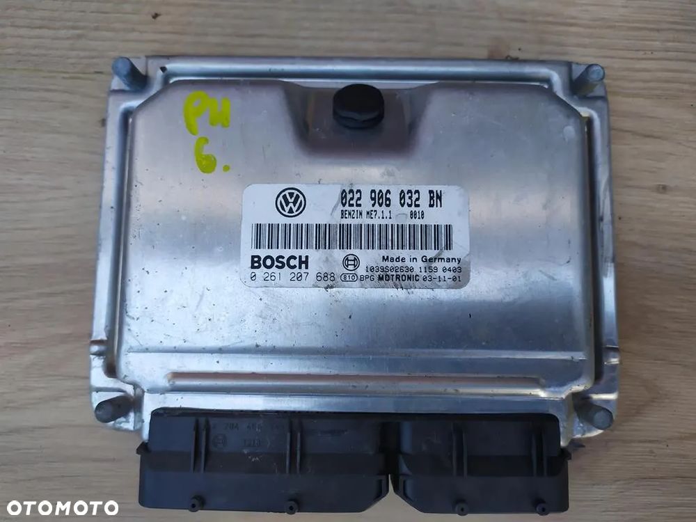 VW PHAETON 3.2 V6 STEROWNIK KOMPUTER SILNIKA 022906032BN - 1
