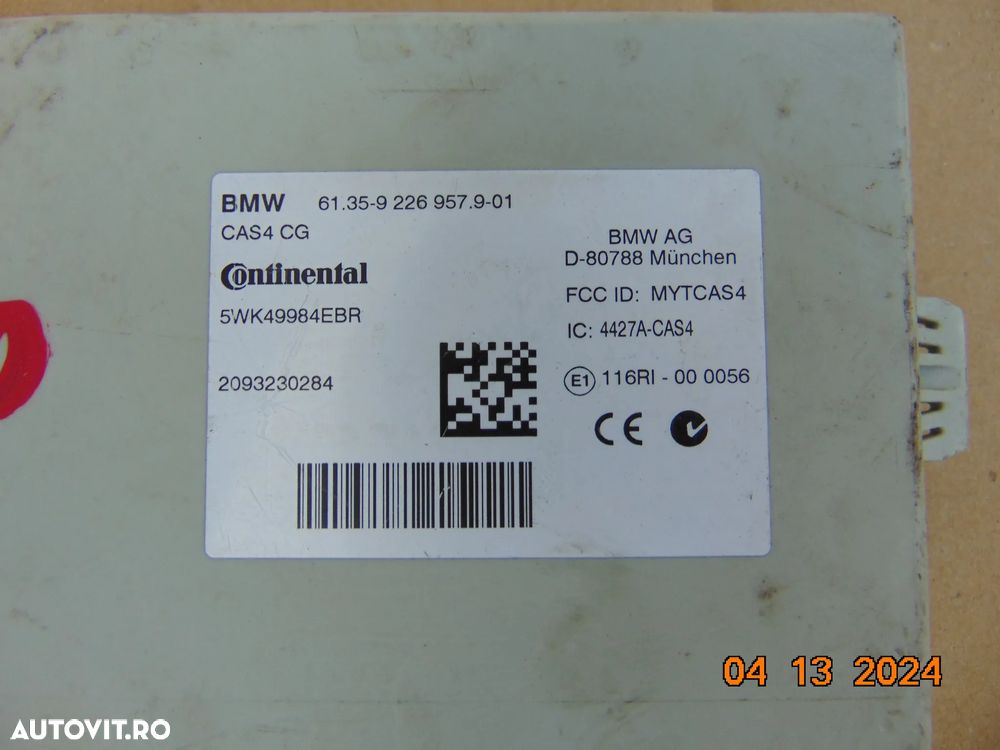 Modul control BMW F01 F07 F02 monul unitate control confort cod - 2