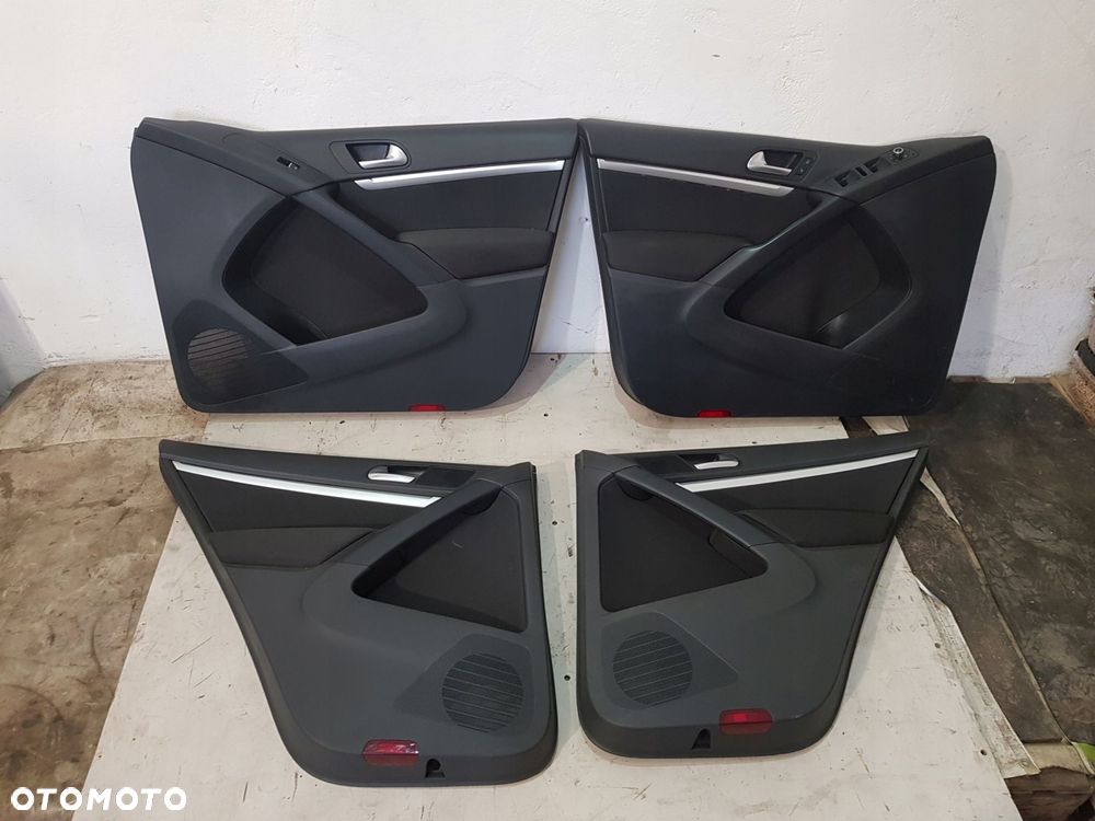 boczki tapicerka drzwi vw tiguan 5n 2.0 tdi 12r eur lift komplet - 1