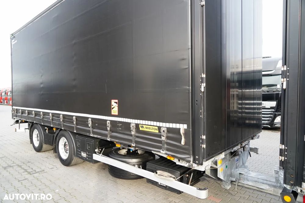 MAN TGX 26.480 / COMBINAȚIE TANDEM 120 M3 / TRAVERSE / MEGA / 6X2 / I-PARK COOL / PUNȚĂ RIDICATĂ / CĂPTUȘEALĂ CĂRUȚ / + REMORCĂ WIELTON / PUNȚI SAF - 16