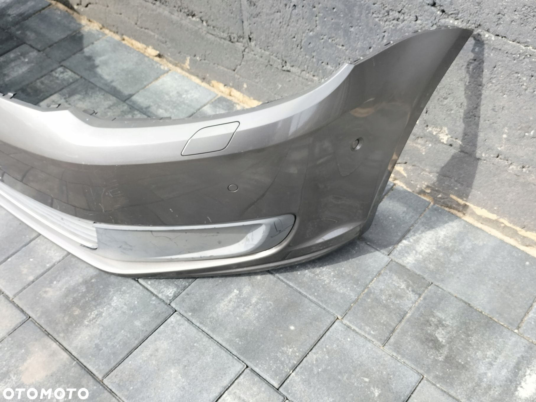 VW TOURAN I LIFT 2010-2014 ZDERZAK PRZEDNI PRZÓD XENON - 4
