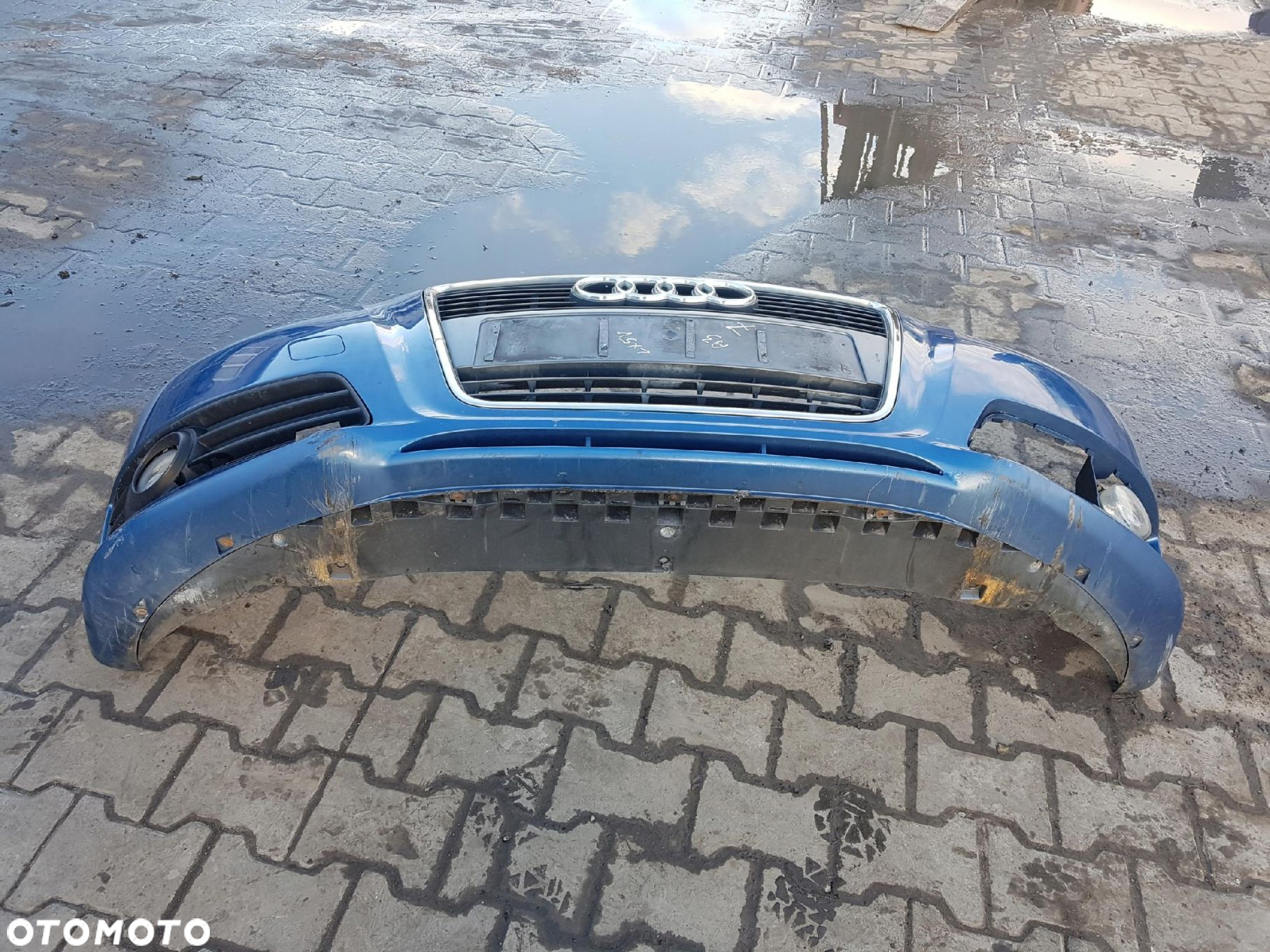 AUDI A3 8P LIFT 08-12r ZDERZAK PRZÓD GRILL LX5V - 4