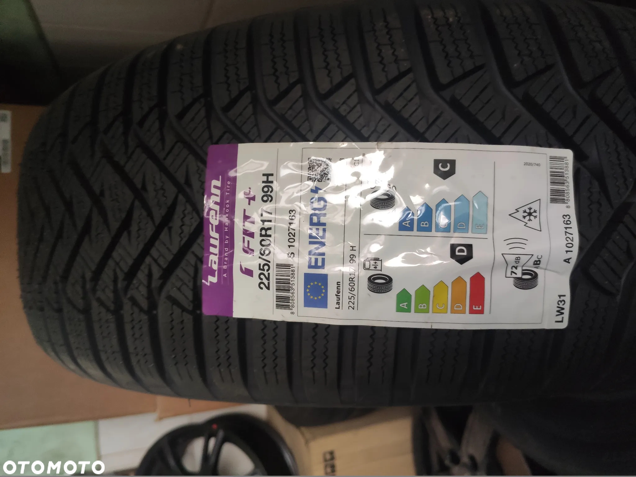4 Opony zimowe 225/60R17 99H Laufenn  DOT-2024r - 2