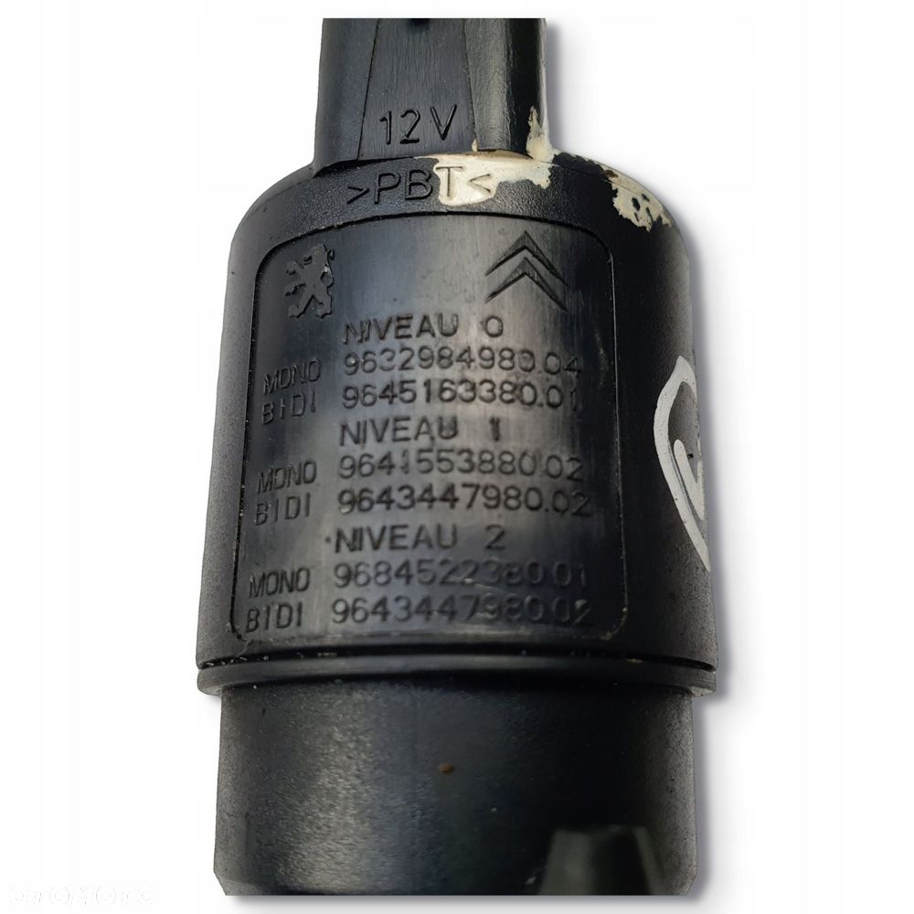 POMPKA SPRYSKIWACZY Peugeot Expert II Citroen Jumpy II 963298498004 - 5