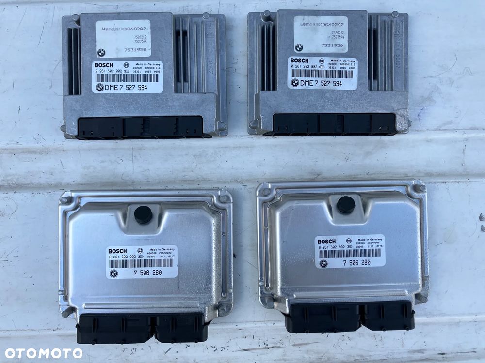 Sterownik silnika BMW E65 V12 760i zestaw startowy CAS N73B60 N73 7527594 - 1