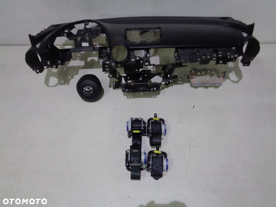 MAZDA CX3 DESKA KONSOLA KOKPIT AIRBAG PASY KOMPLET - 1