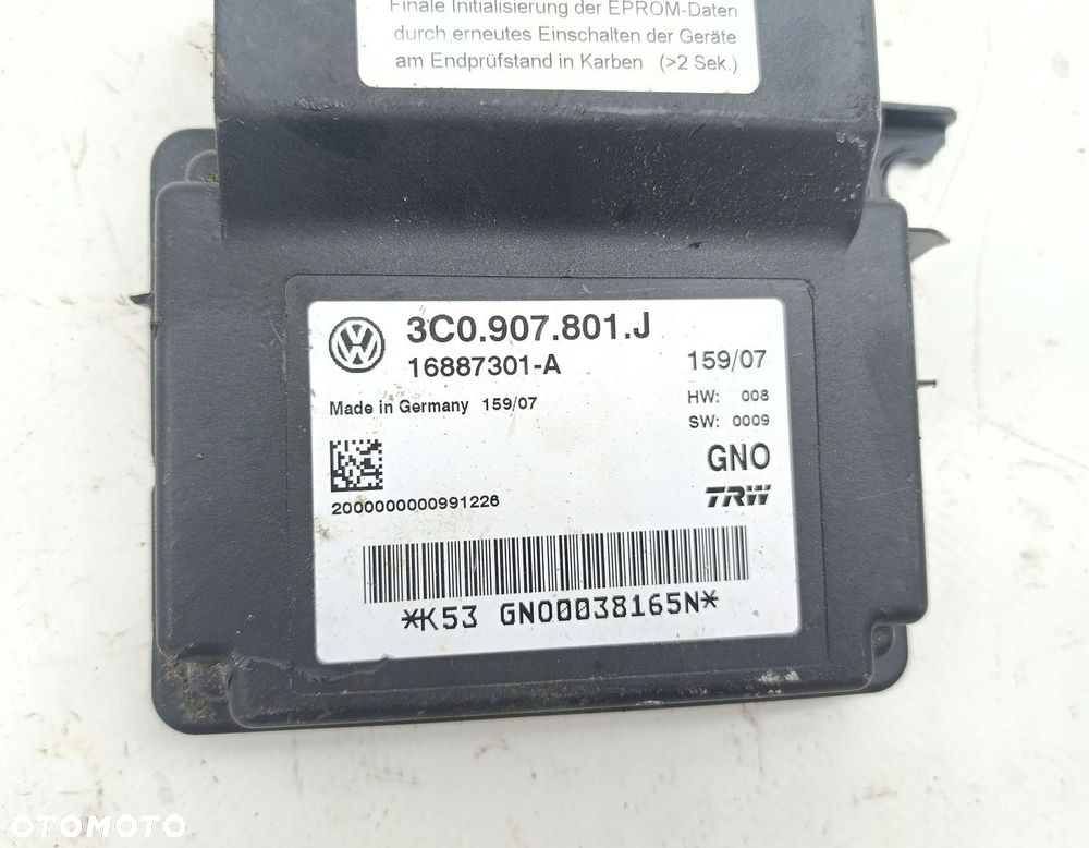 STEROWNIK MODUŁ HAMULCA POSTOJOWEGO VW PASSAT B6 1.4 TSI 3C0907901J - 2