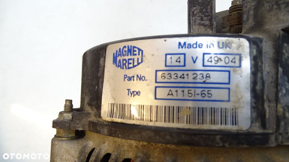 ALTERNATOR 65A ROVER 214 1.4 63341238 A115L-65 - 3