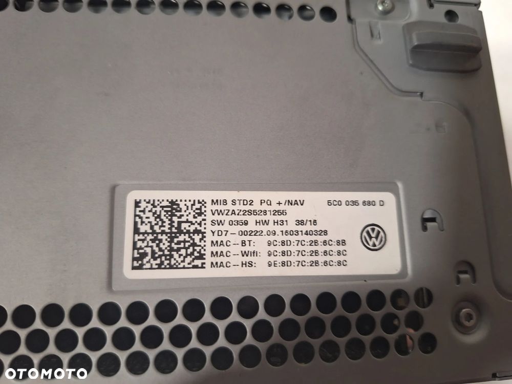 NAWIGACJA NAVI RADIO 5C0035680D VW T6 - 4
