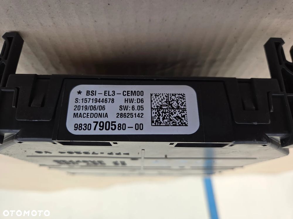 Moduł sterownik BSI Citroen C3 III 9830790580 - 4
