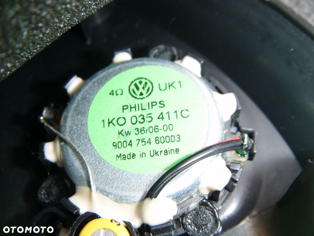 vw golf V głośniki- gwizdki w drzwi przód komplet  1k0035411c - 3