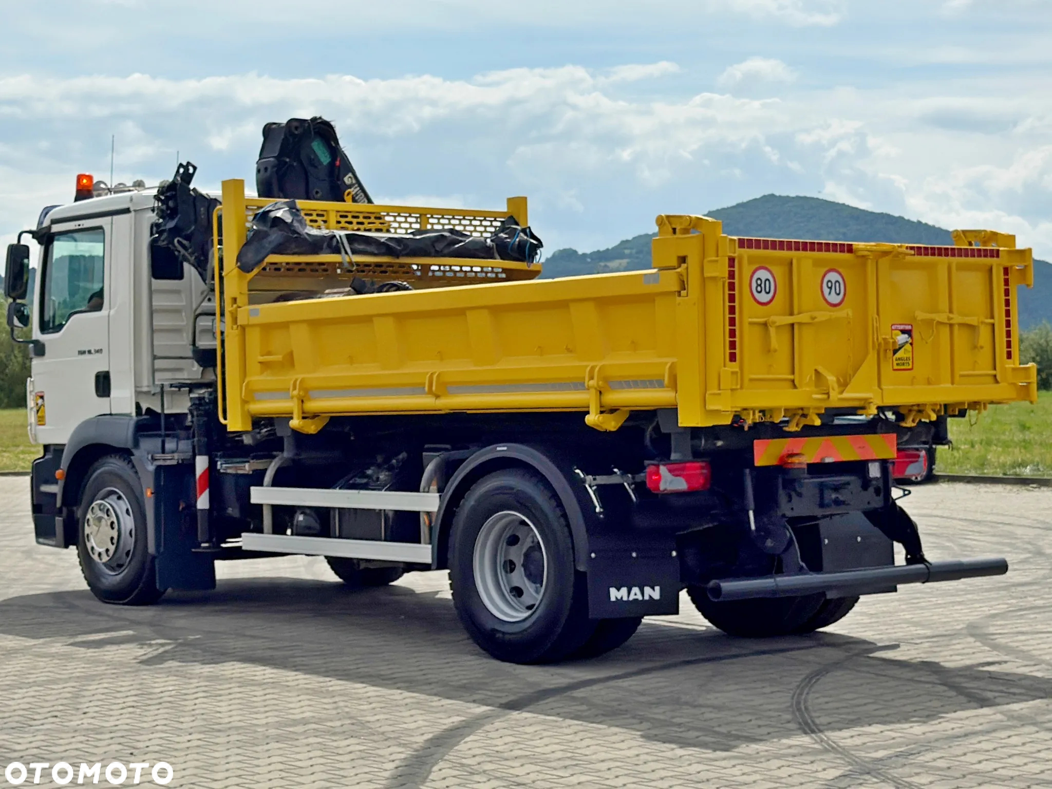 MAN TGM 18.340 WYWROTKA 4,05 m* HIAB 111 B-2 HIDUO/PILOT - 7