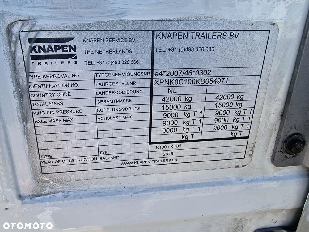 Knapen Ruchoma podłoga 92m3 2019 rok Podłoga 10 mm - 7