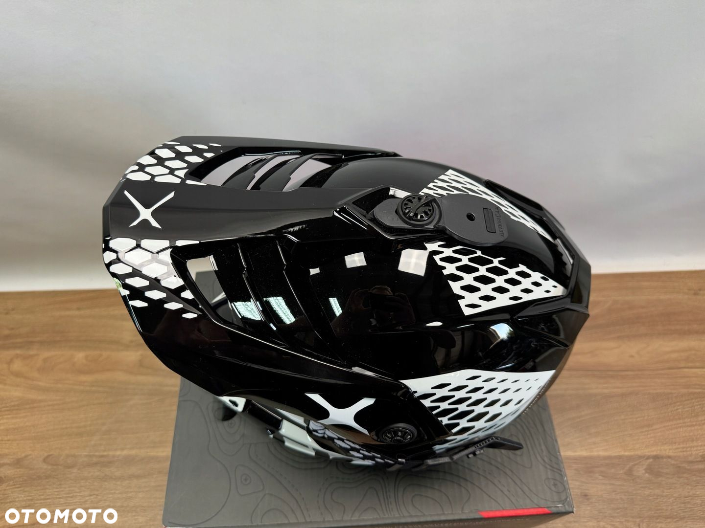 KASK MOTOCYKLOWY ENDURO CKX  Gogle Titan Black/White L - 5