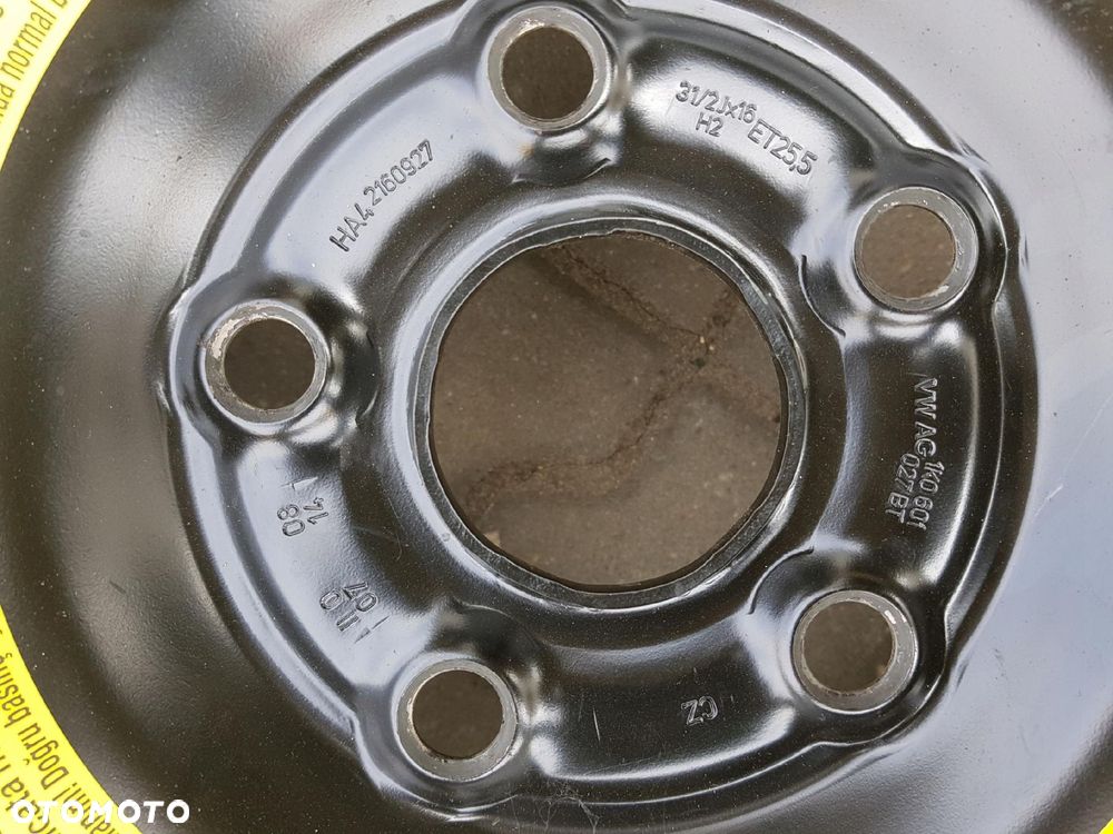 AUDI A3 8V 2012r- GOLF VII 7 LEON III KOŁO DOJAZDOWE 16 5X112 LEWAREK - 7