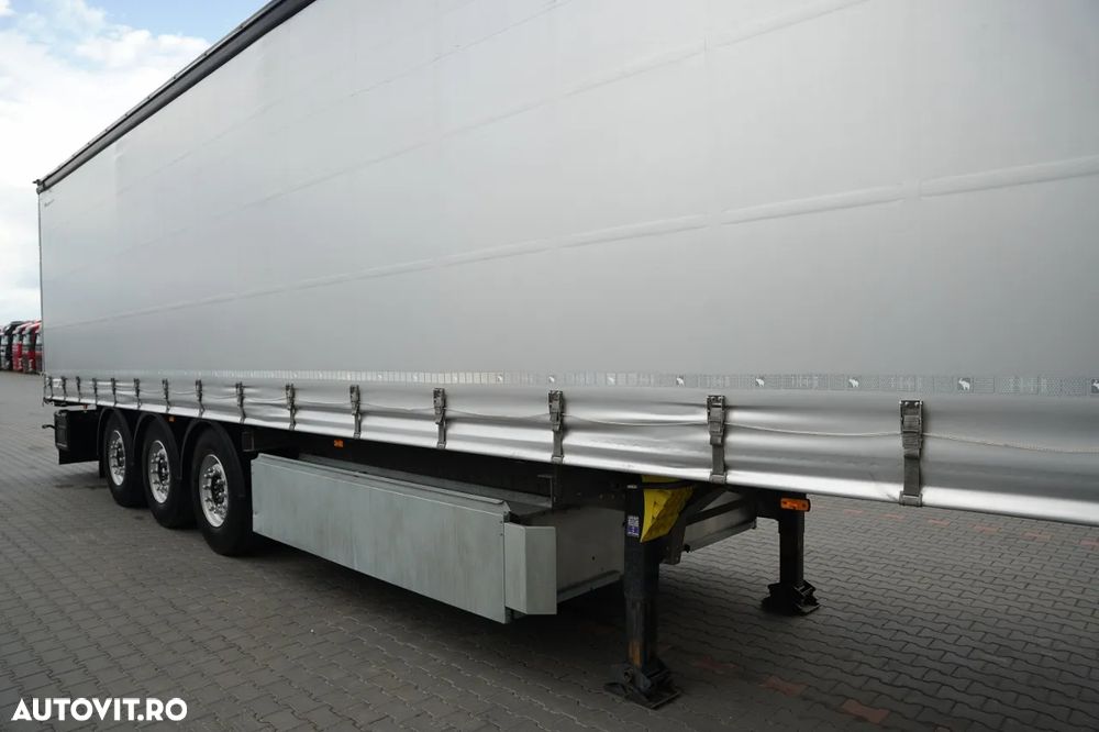 Schmitz Cargobull CORTINĂ / STANDARD / COȘ PENTRU PALEȚI / AXĂ RIDICATĂ / - 9
