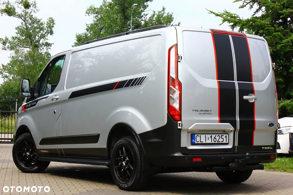 Ford TRANSIT CUSTOM TRAIL 2.0 TDCI 131KM 3 OSOBOWY NAVIGACJA KAMERA FELGI FULL OPCJA STAN PERFEKT FV23% - 8