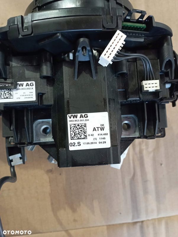 VW TIGUAN I PRZEŁĄCZNIK ZESPOLONY PAJĄK MANETKI STACYJKA EUROPA 5K0953501DH - 2