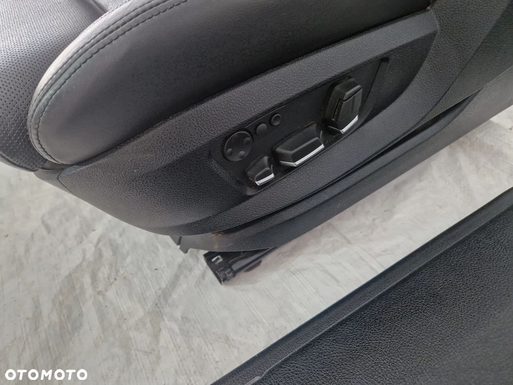 BMW F11 M5 Środek Mpakiet fotele kanapa boczki europa komplet full wentylowane grzane + tv - 5