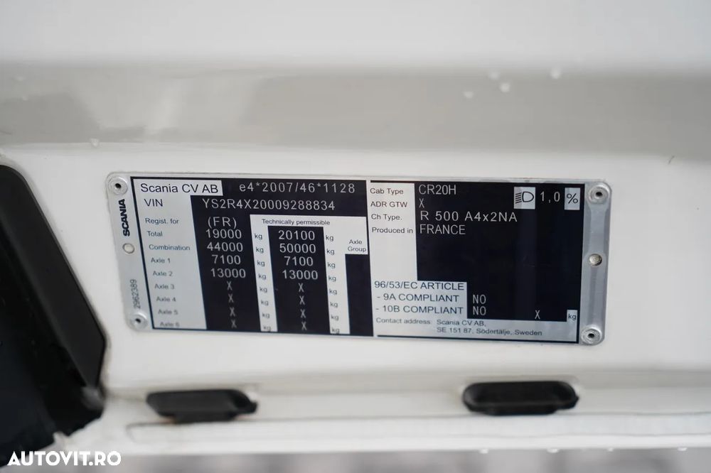 Scania R 500 / RETARDER / 2021 / DUPA CONTRACTUL DE SERVICE - 35