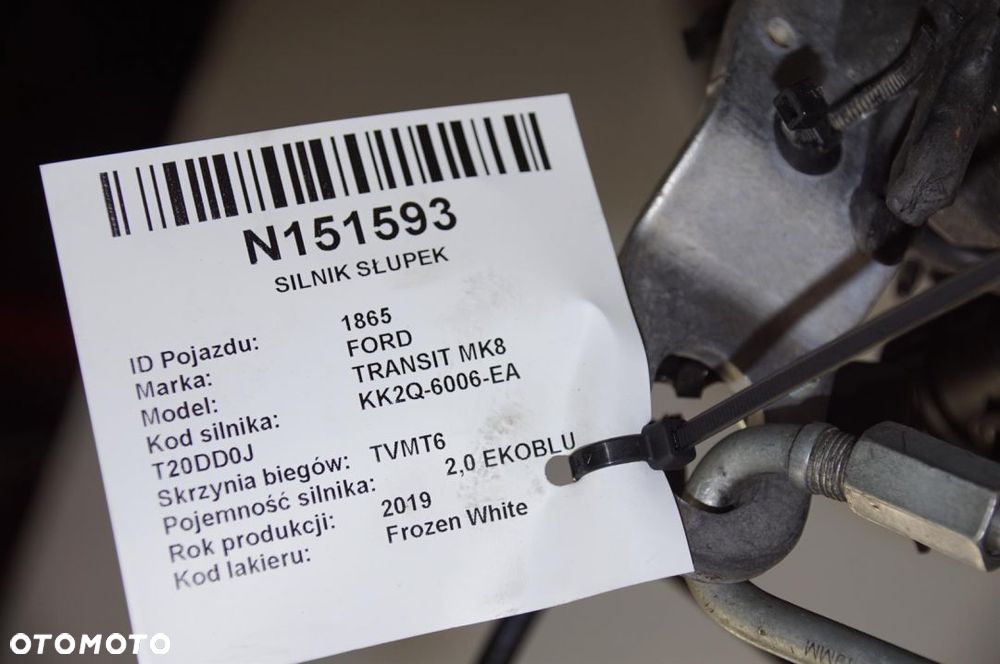SILNIK SŁUPEK FORD TRANSIT MK8 BKFB 2.0 ECOBLUE - 2