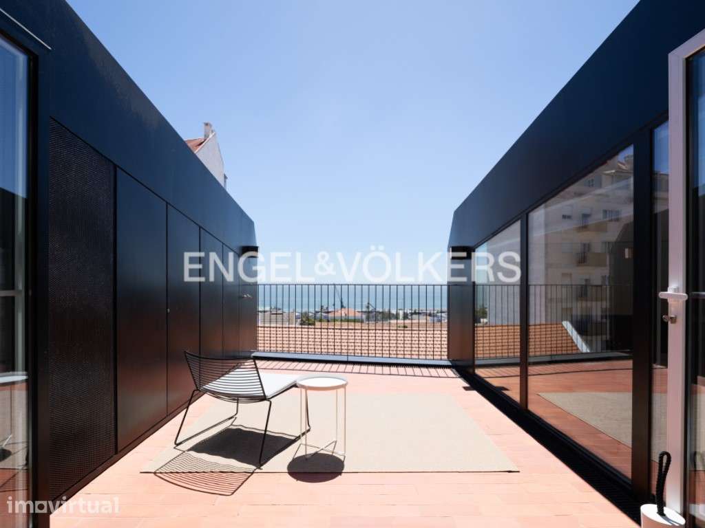 Penthouse T3 Duplex com Vista Tejo em Condomínio Exclusivo - Grande imagem: 3/43