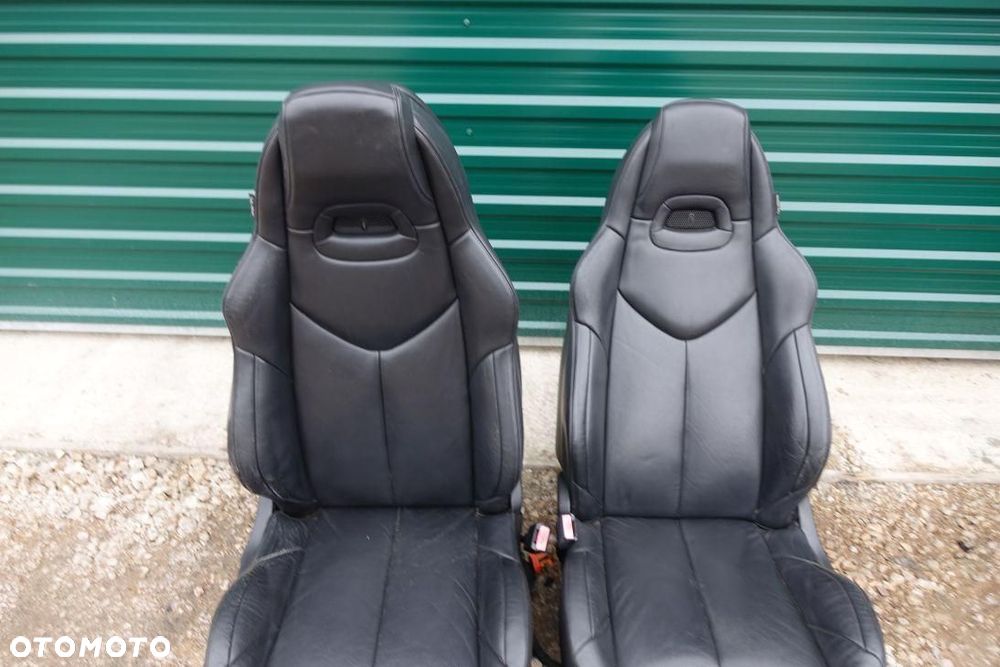FOTEL FOTELE KANAPA KPL CZARNA SKÓRA SPORT PEUGEOT 307 CABRIO 3245233425 - 3