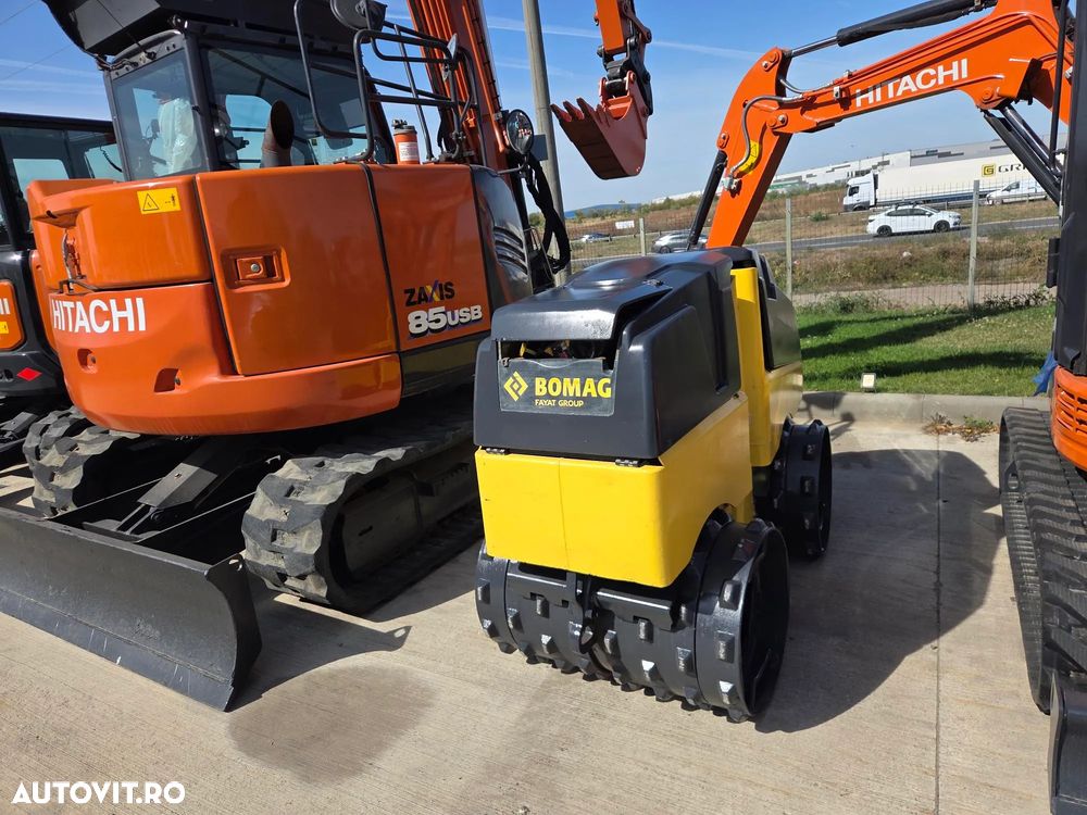 Bomag BMP8500, PICIOR DE OAIE cu RADIOCOMANDA, 2021, 333h, latime 0,6m cu extensii la 0,85m, motor Kubota 20CP, produs in Germania, Stare foarte buna, posibilitate leasing 4 ani-PROMOTIE 14.900 EUR+Tva - 26