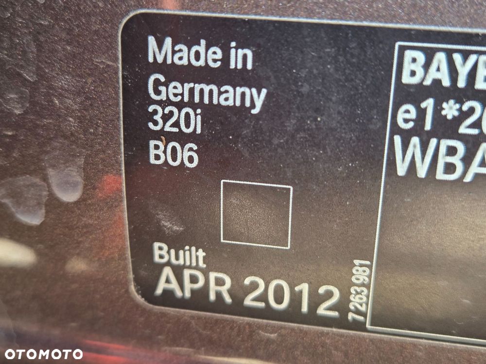 SILNIK BMW F30 N20B20B - 2