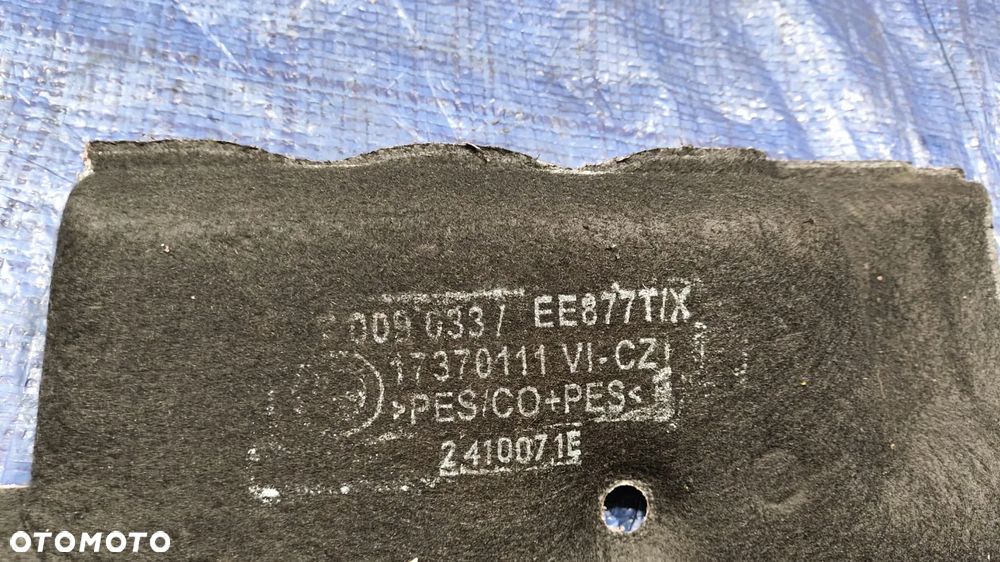 WYGŁUSZENIE IZOLACJA WYKŁADZINA MATA WEWNĘTRZNA PODŁOGI TYŁ ŚCIANY GRODZIOWEJ GRODZI TYLNEJ BAGAŻNIKA 7009033 7009035 BMW E63 E64 - 5