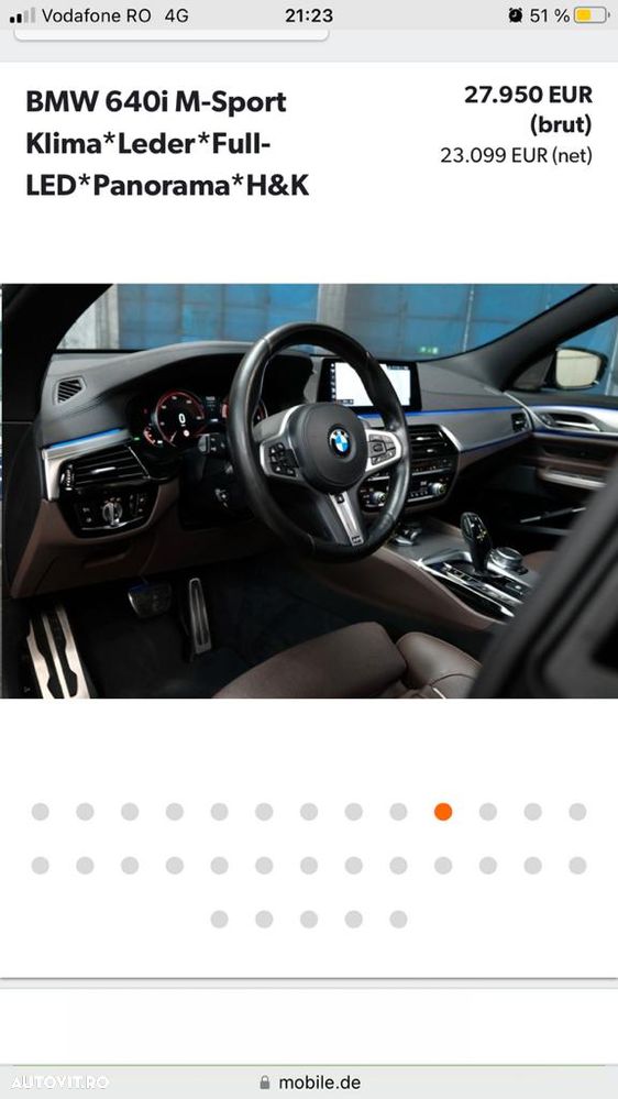 BMW Seria 6 640i - 18