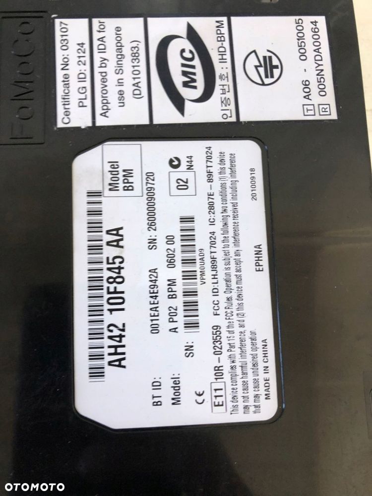 RANGE ROVER SPORT LIFT L320 MODUŁ BLUETOOTH - 4
