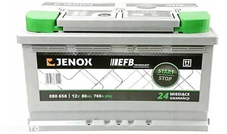 Akumulator Jenox EFB START-STOP 12V 80ah 760a P+ Radom WYSYŁKA FREE - 1
