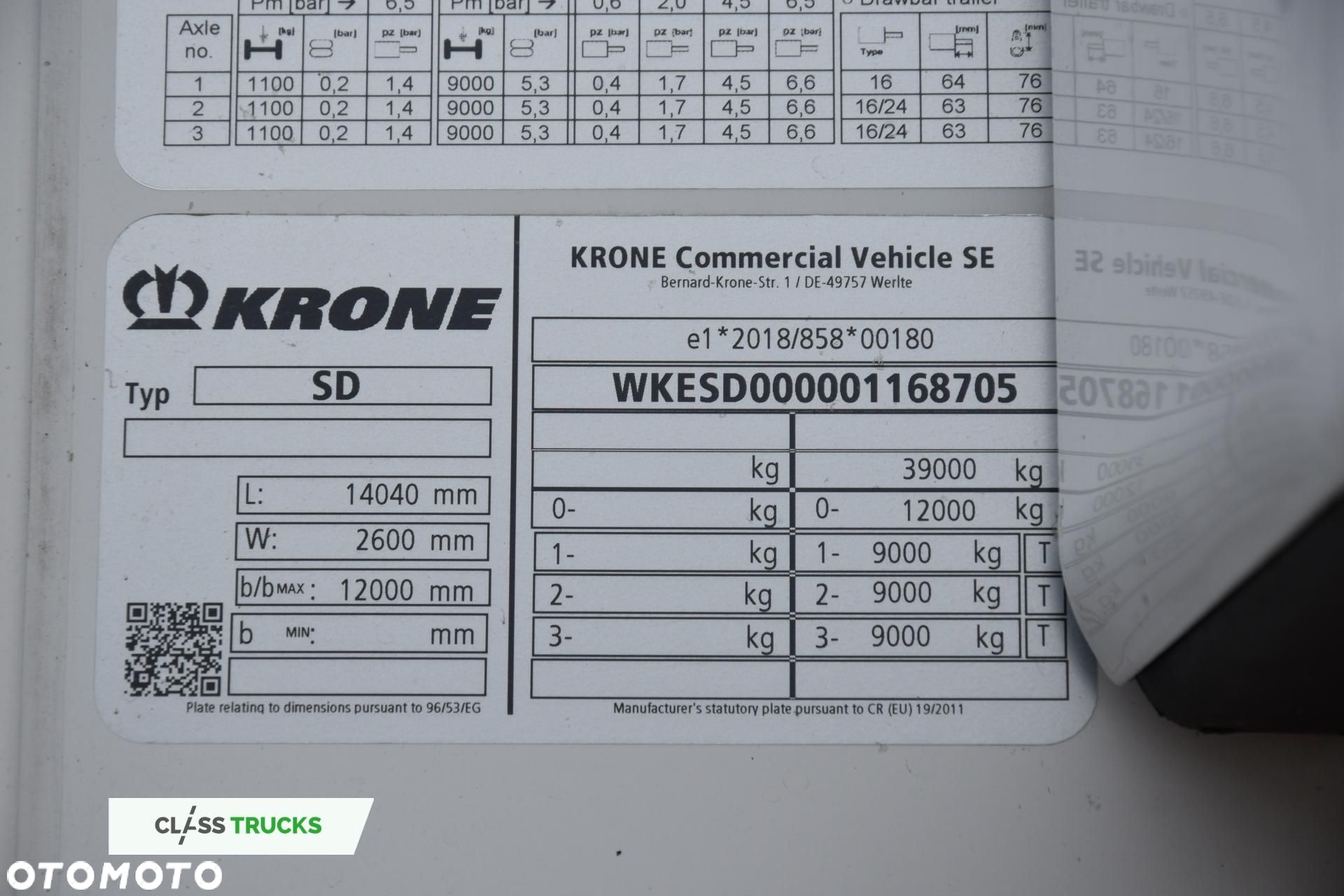 Krone SDR Cool Liner FP 60 ThermoKing SLXi 300 - 15