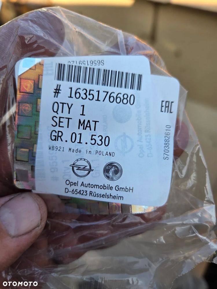 dywaniki welurowe przód przednie Opel Combo E 1635176680 95599966 - 6