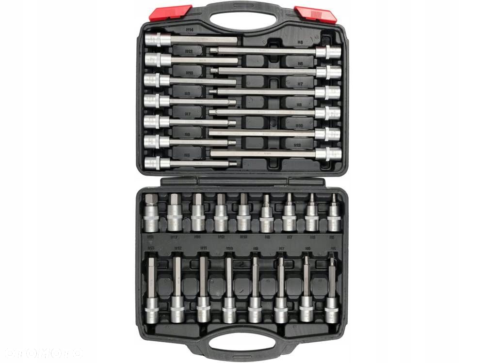 YATO ZESTAW KLUCZY TRZPIENIOWYCH 1/2" HEX 30 SZTUK - 3