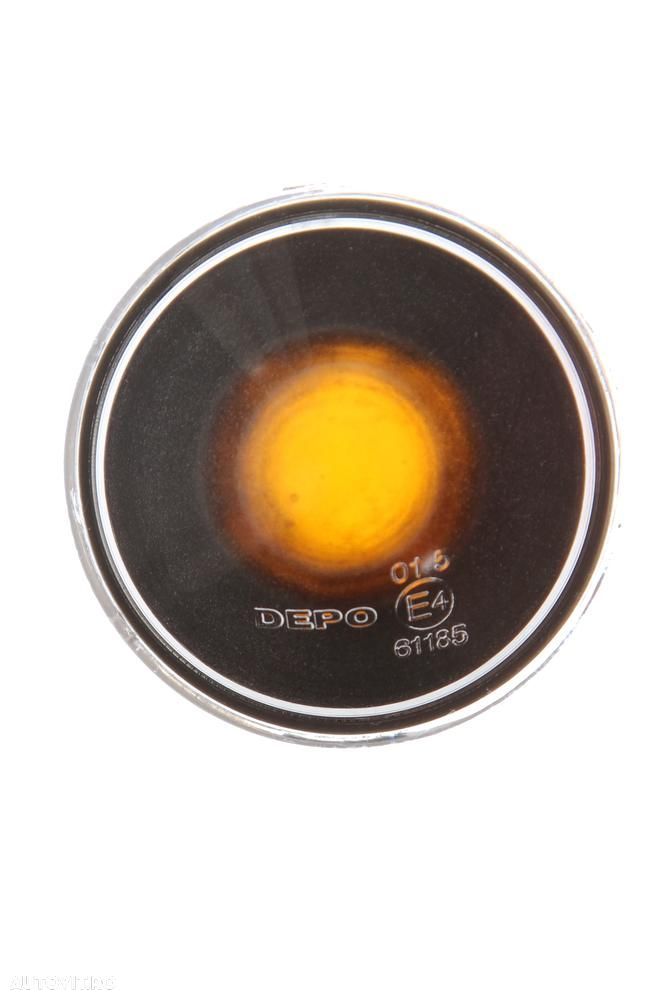 Lampa semnalizare aripa Fiat Doblo 01.2001-12.2005; Punto II (188) 07.1999-12.2010, partea Dreapta = Stanga, fumurie, tuning - 1