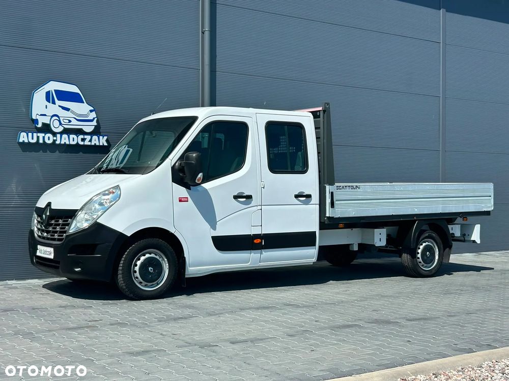 Renault Master 2.3 DCI 130KM DOKA Brygadówka 7 OSÓB DŁUGA SKRZYNIA **Klima**2018R**DOKA**Dubel kabina**Super stan**