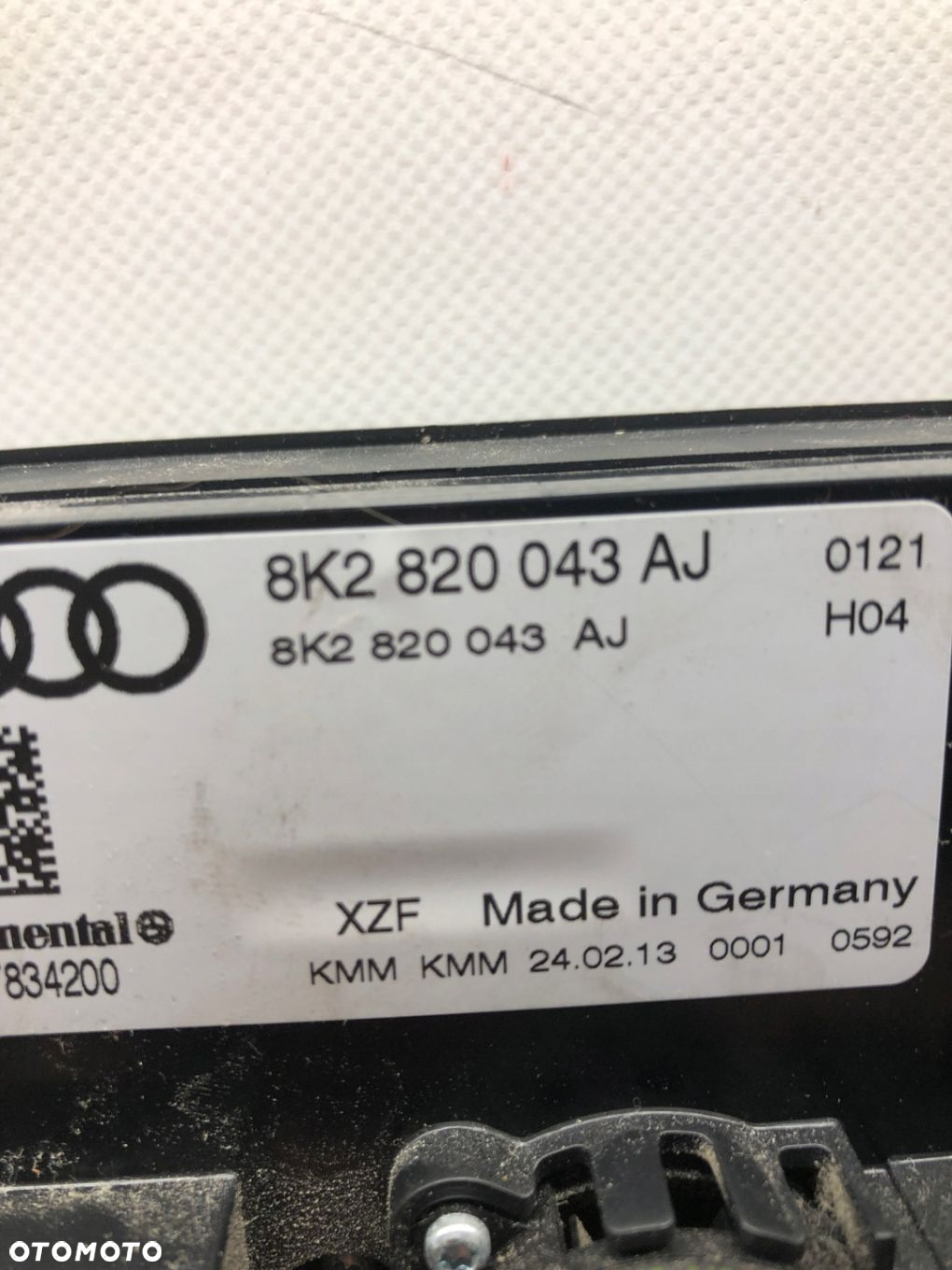 PANEL KLIMATYZACJI A4 B8 A5 LIFT 8K2820043AJ - 3