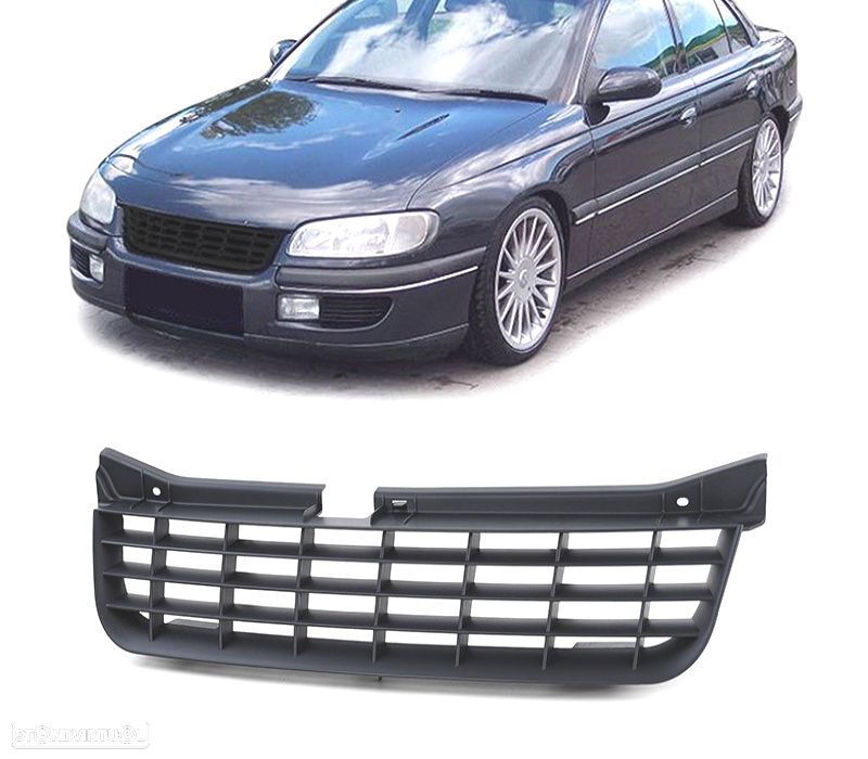 GRELHA FRONTAL COLMEIA SEM SÍMBOLO OMEGA B 94-99 PRETO - 1