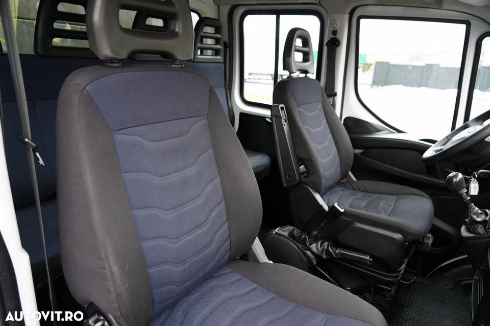 Iveco DAILY 35-140 / BASCULATOR / CU TRACȚIE MÂNĂ / DOUĂ TRACȚII / MANUAL / 6 LOCURI / - 30