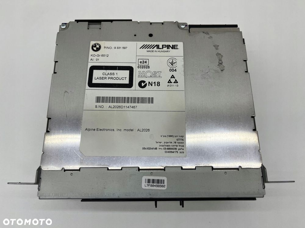 BMW F20 F30 RADIO CD NAWIGACJA 9331597 - 2