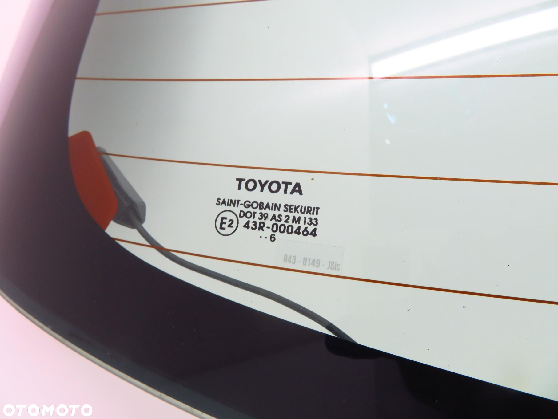 SZYBA TYLNA TOYOTA YARIS II HB - 5
