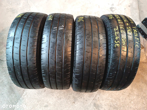 215/65R16C Opony Letnie Lato CONTINENTAL ContiVanContact 200 8mm Legnica ALU-RAD 215/65