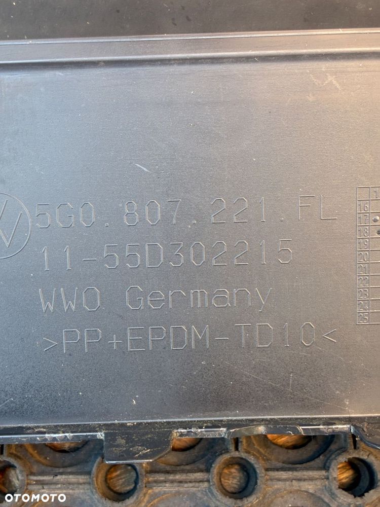 VW GOLF VII 7 LIFT 5G0807221FL ZDERZAK PRZÓD  PRZEDNI  SPRYSK - 11