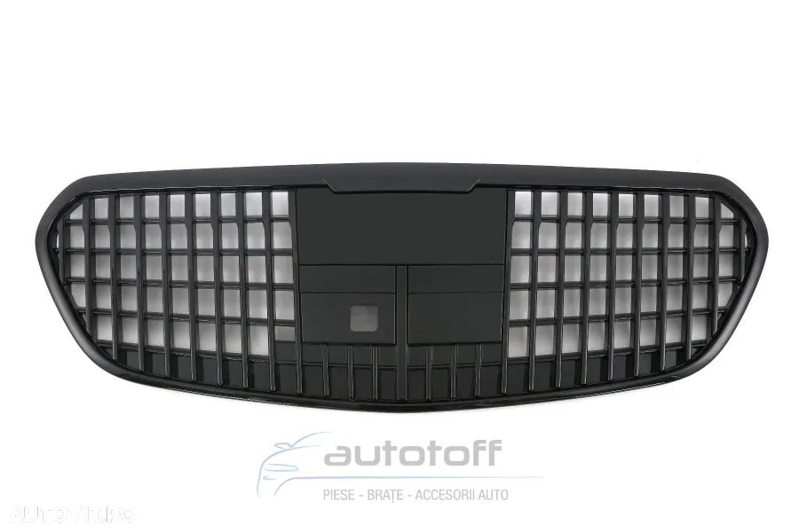 Grila centrala compatibila cu Mercedes S-Class W223 (2021+) Black MBH Design - 3