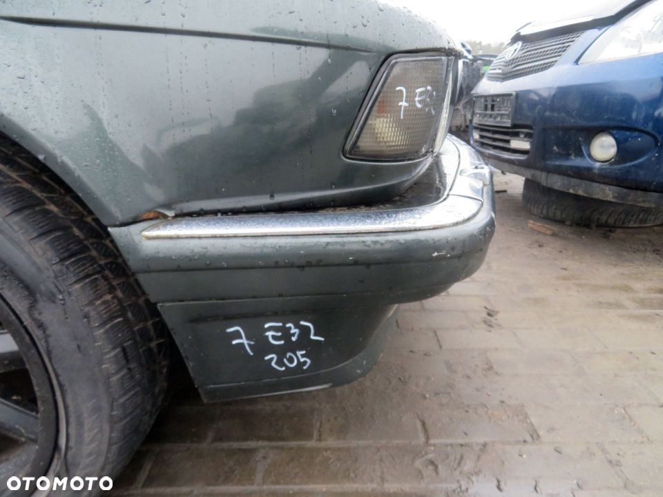 MASKA ZDERZAK BŁOTNIKI LAMPY 7 II E32 205 BMW 1986-1994 ZIELONY MALACHITGRUN PRZÓD KOMPLETNY - 11
